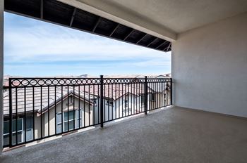 View of community from balcony | Ageno Apartments in Livermore, CA